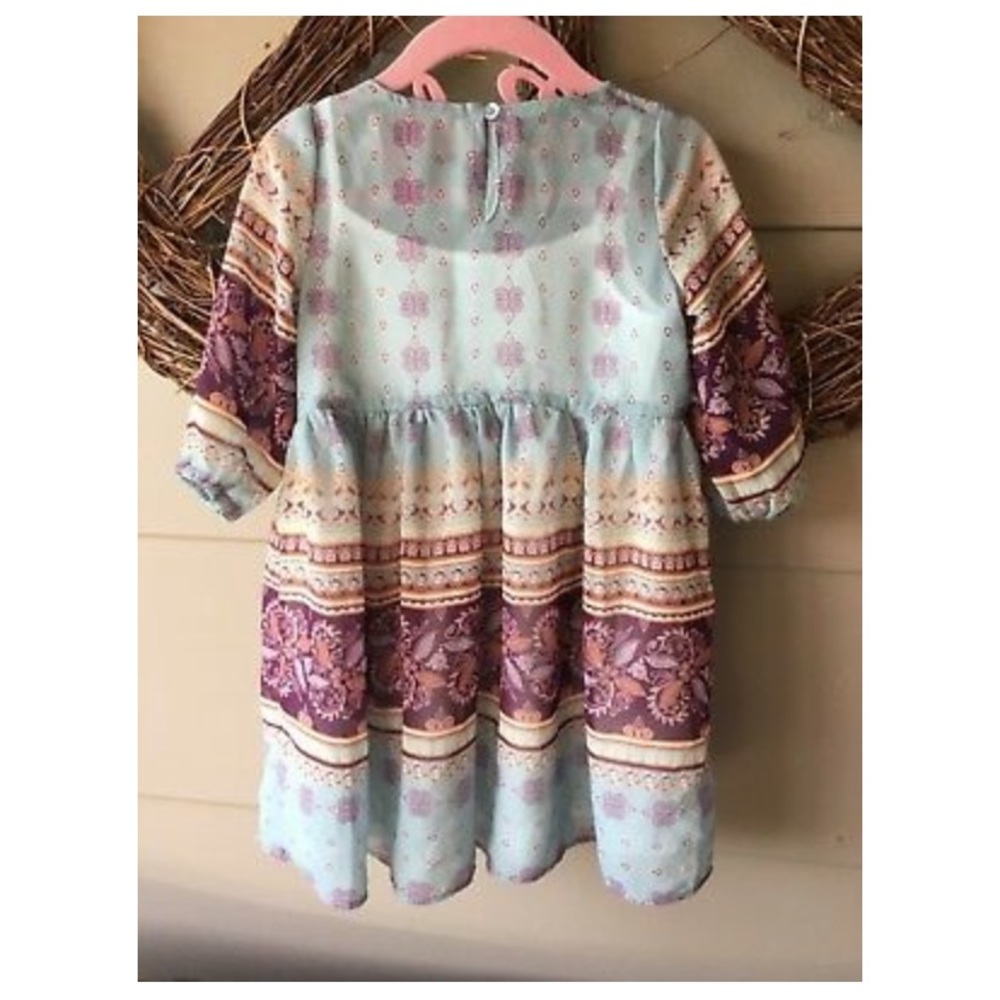 Pippa and Julie boho toddler dress 2t